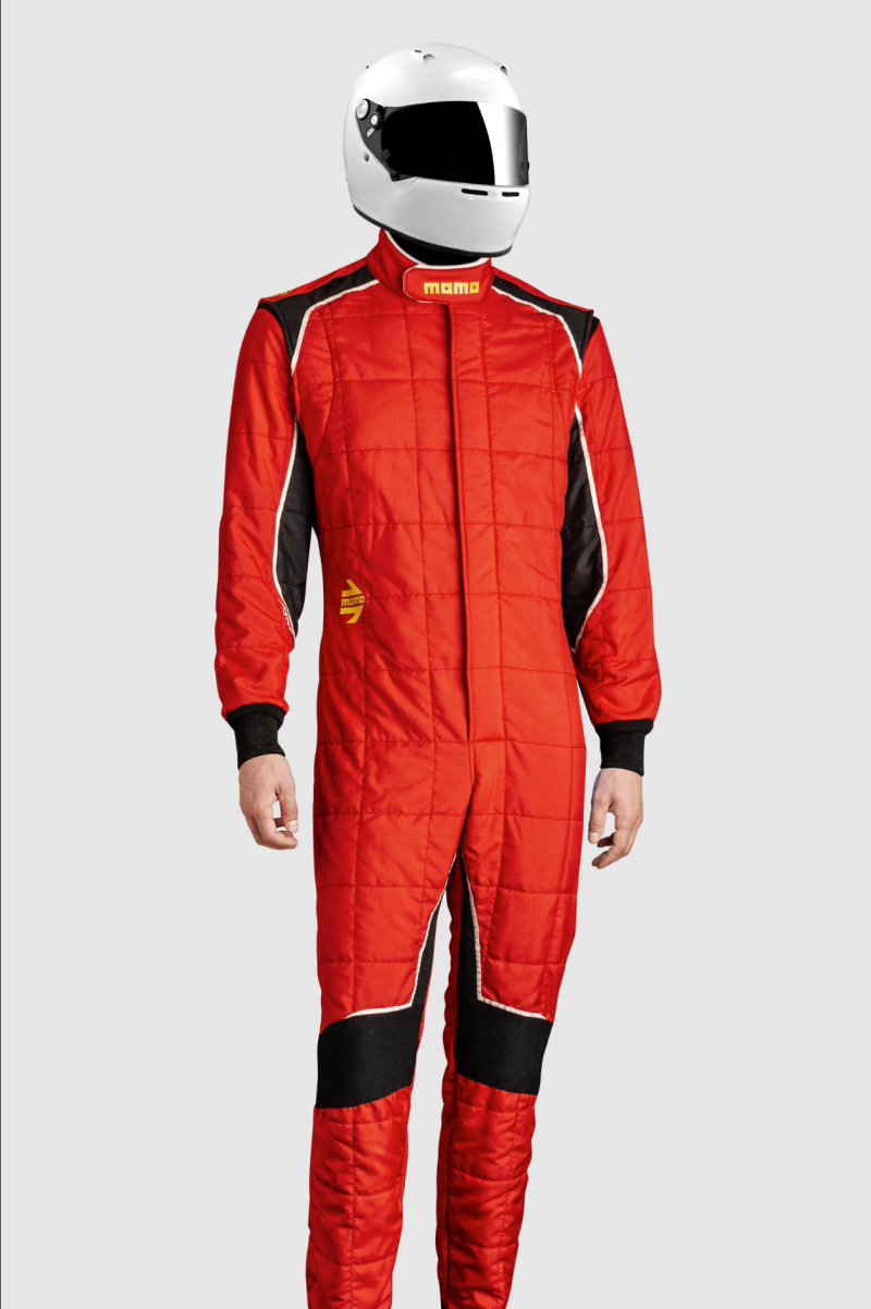 Momo Corsa Evo Driver Suits Size 64 (SFI 3.2A/5/FIA 8856-2000)-Red