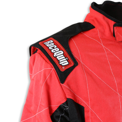 RaceQuip Red Chevron-5 Suit SFI-5 - Medium Tall