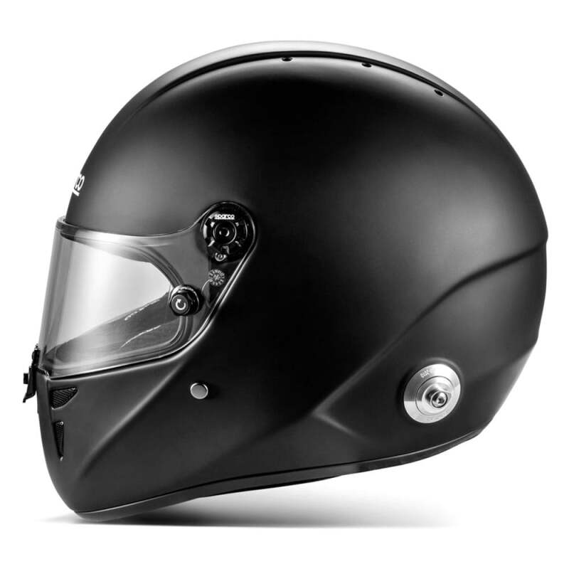 SPARCO Stealth RF Helmet - XX Large - Matte Black/Black