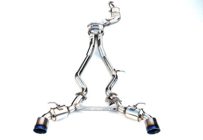 Invidia 2019+ Toyota Supra Dual N1 w/ Valve Rolled Titanium Tip Cat-back Exhaust