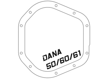 aFe Power Front/Rear Diff Cover Kit w/ Oil 17-22 Ford Diesel V8 (Dana Super 60 & Dana M275-14)