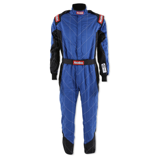 RaceQuip Blue Chevron-5 Suit SFI-5 - Medium