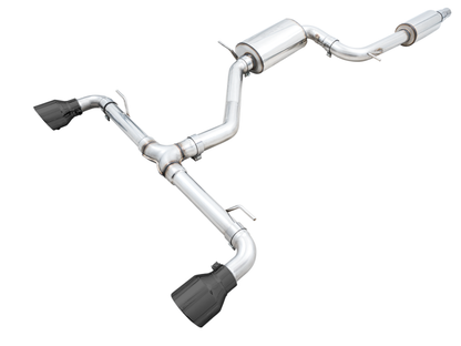 AWE Tuning 2022 VW GTI MK8 Touring Edition Exhaust - Diamond Black Tips