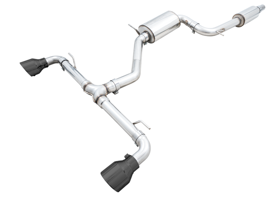 AWE Tuning 2022 VW GTI MK8 Touring Edition Exhaust - Diamond Black Tips