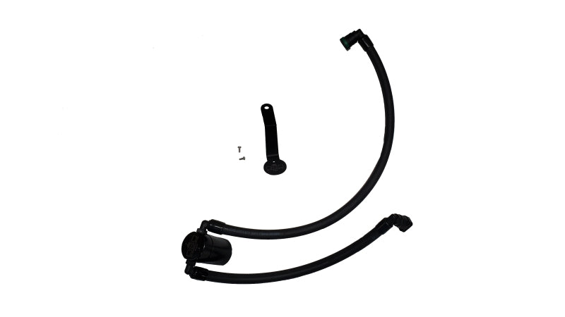 J&amp;L 2024-2025 Ford Mustang 5.0L Oil Separator 3.0 PCV Side - Black Anodized