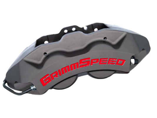 GrimmSpeed 13-25 Subaru BRZ/Toyota 86 Grey 4-Piston Brake Caliper Kit (For 326mm Rotor)