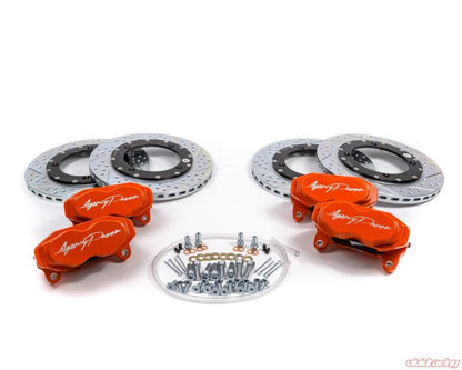 Agency Power Big Brake Kit Front and Rear Orange Can-Am Maverick X3 Turbo 14-18