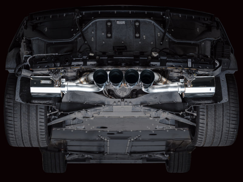 AWE Tuning 2023 C8 Corvette Z06 SwitchPath Cat-Back Exhaust - Diamond Black Tips