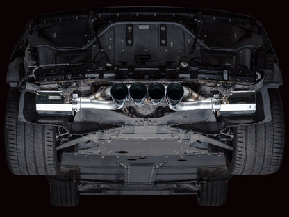 AWE Tuning 2023 C8 Corvette Z06 SwitchPath Cat-Back Exhaust - Diamond Black Tips