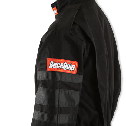 RaceQuip Black SFI-1 1-L Suit - Medium