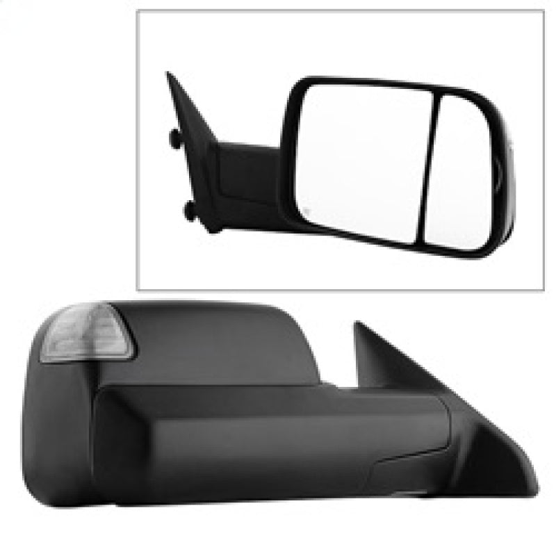 Xtune Dodge Ram 1500 09-12 Power Heated Adjust Mirror Black HoUSing Right MIR-DRAM09S-PWH-R