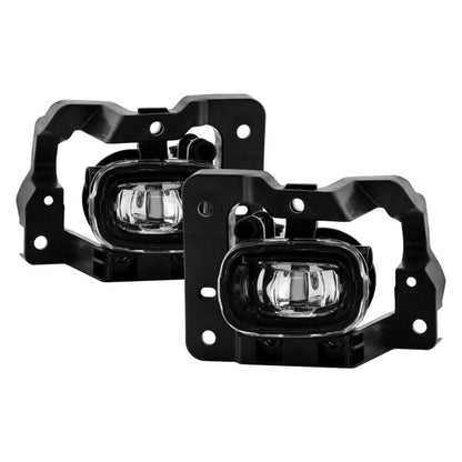 Spyder 21-23 GMC Yukon (Excl AT4) OEM Full LED Fog Lights w/Switch - Clear (FL-GY21-LED-C)