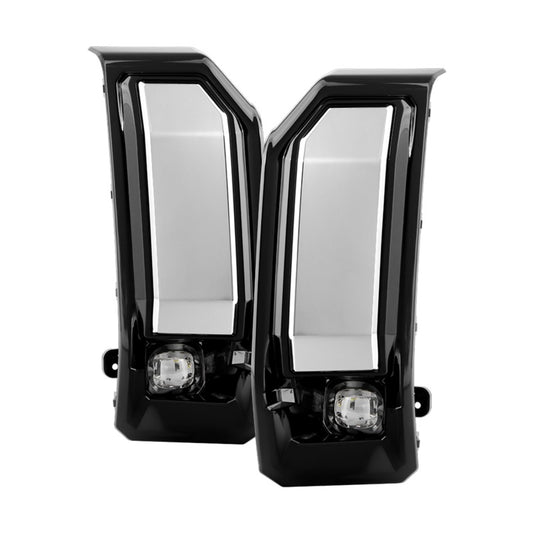 Spyder 24-25 GMC Sierra 2500HD/3500HD OEM Full LED Fog Lights w/Switch - Clear (FL-GS2024-25-LED-C)