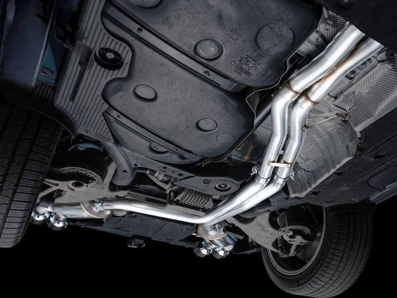 AWE Tuning 2022+ Porsche Macan 2.9TT Touring Edition Cat-Back Exhaust w/ Chrome Silver Tips
