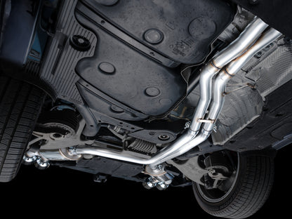 AWE Tuning 2022+ Porsche Macan 2.9TT Touring Edition Cat-Back Exhaust w/ Chrome Silver Tips
