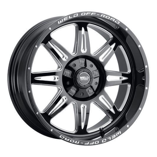 Weld Cheyenne 20x10 / 5x127 / 4.75 BS / 87.1 HB - Gloss Black Milled - Non-BL Wheel