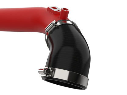 aFe 2024+ Jeep Wrangler JL L4-2.0L (t) BladeRunner 2-1/2in Aluminum Hot Charge Pipe - Red