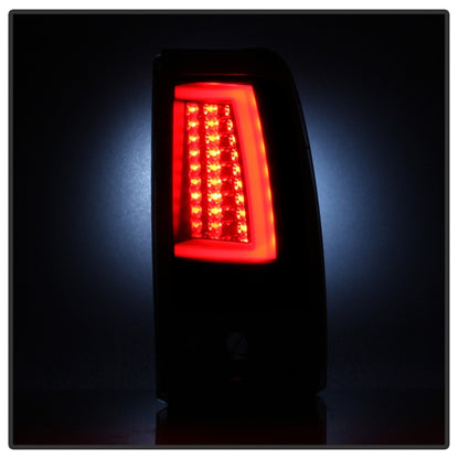 Spyder 03-06  Chevy Silverado (Does Not Fit Stepside) Version 2 LED Tail Lights - Black Smoke