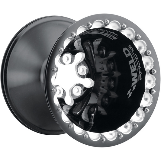 Weld Delta-1 PM 16x16 / 5x5.5 / 4 BS / 3.5 HB - Polished - Black DBL Wheel