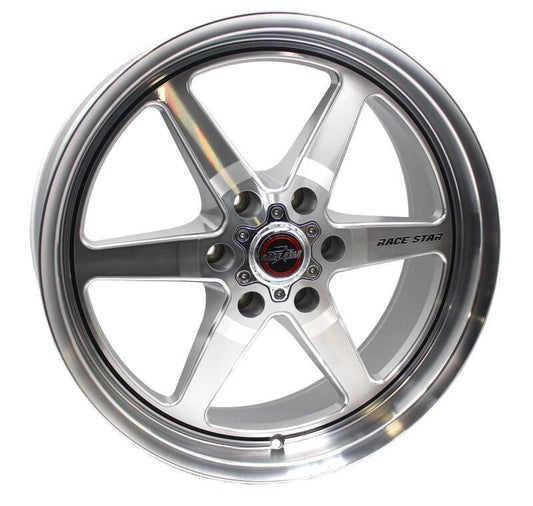 Race Star 93 Truck Star 17x7 6x135BC 4.00BS Silver/Machined Wheel