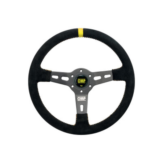 OMP RS Steering Wheel Black/Yellow D 350