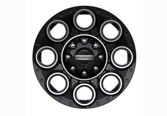 Ford Racing 23-24 Super Duty 20x8in Wheel Kit - Black w/Machined Face