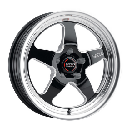 Weld S155 18X5 Ventura Drag 5X115 ET-32 BS1.5 Gloss Black MIL Dia 78.1
