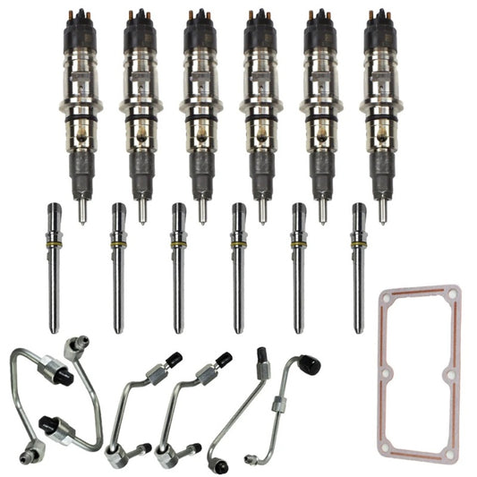 Industrial Injection 13-18 Dodge Ram 6.7L Injector Pack w/ Connecting Tubes & Fuel Lines