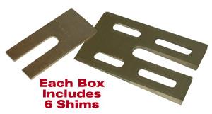 SPC Performance MBZ SHIMS 4X6.5X1 deg.(6)