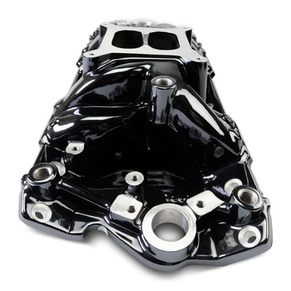 Edelbrock Chevy Small Block Performer RPM AIR-Gap Intake Manifold Black Plasma Finish