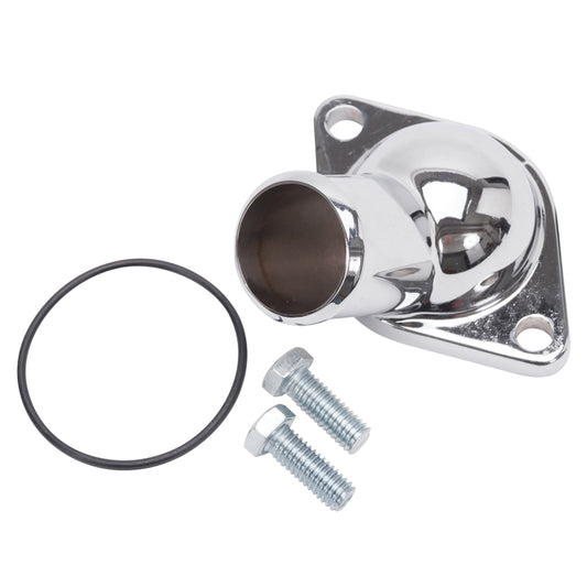 Edelbrock Chevy 4.3L V6/Chevy V8 15 Deg. Chrome Waterneck