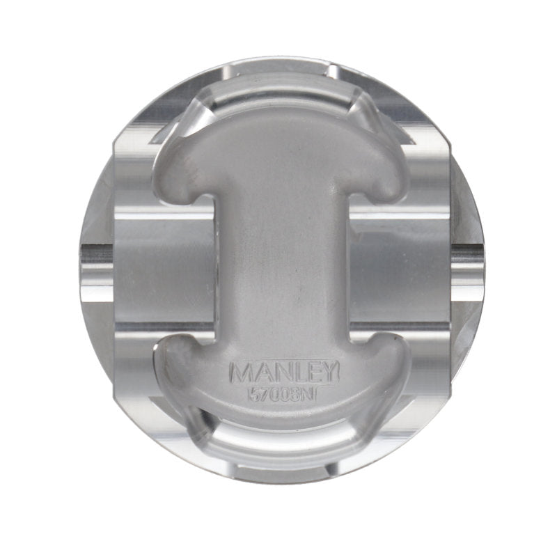 Manley Ford 3.7L Cyclone V6 3.76in Bore 9.5:1 Comp Ratio -5.0cc Dish Platinum Piston Set - Set of 6