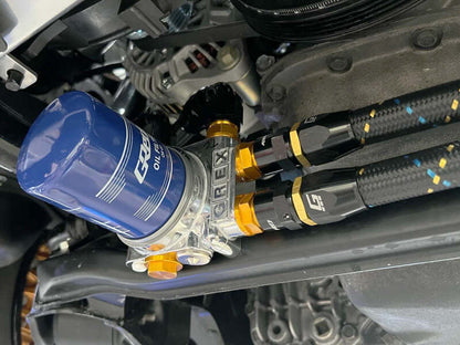 GReddy AN10 150 DEGREE HOSE END SWIVEL BLACK/GOLD ANODIZED