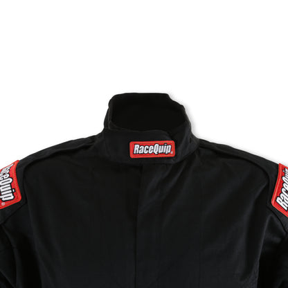 RaceQuip Black Chevron-1 Suit - SFI-1 2XL