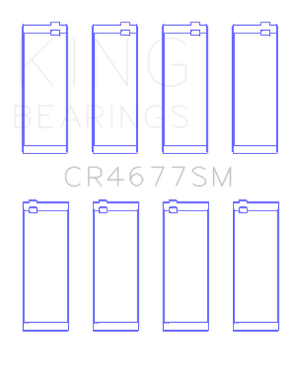 King Engine Bearings Opel 1.6 Turbo A16LET A16NET Z16LET (Size +0.25mm) Connecting Rod Bearing Set