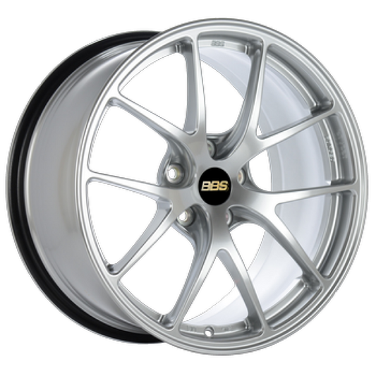 BBS RI-A 18x9.5 5x120 ET27 Diamond Silver Wheel 82mm PFS/Clip Required