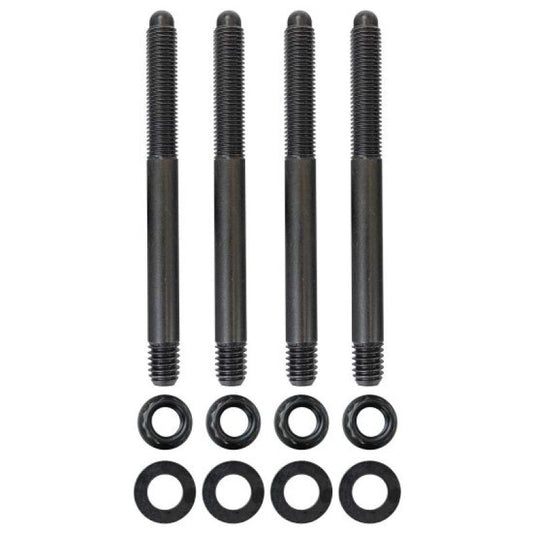 Moroso 5/16in-24 x 3.5in Long 12-Point Nuts Carburetor Stud Kit