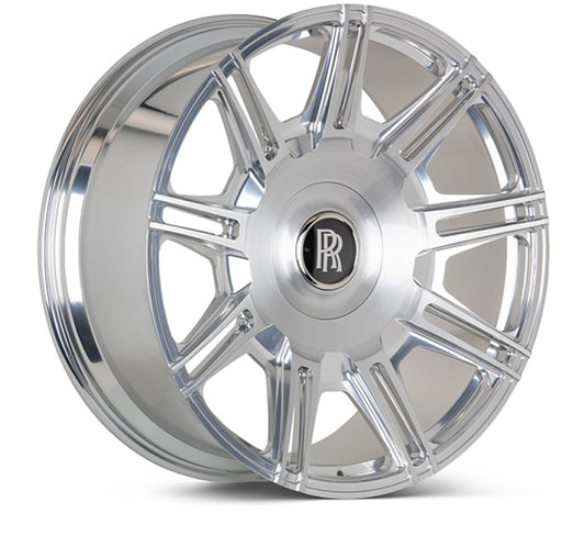 Vossen x Novitec SP2 23x10 5x112 BP ET5 Brushed Gloss Clear Rolls-Royce Cullinan/Phantom Rear Wheel
