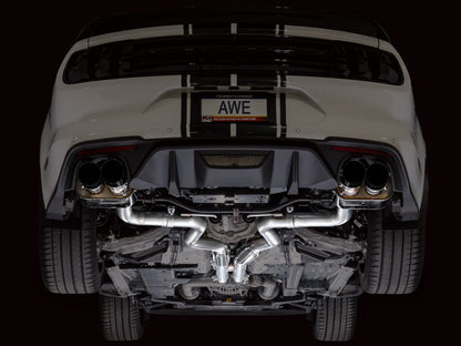 AWE Tuning 18-23 S550 Mustang GT SwitchPath Exhaust - Diamond Black Tips