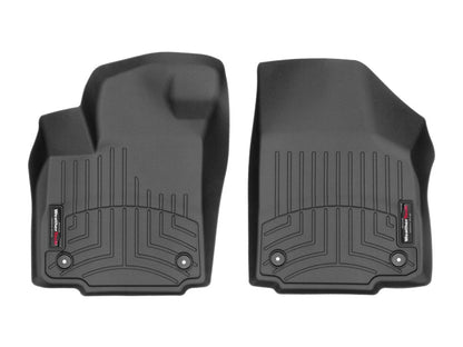 WeatherTech 2023 Ford SuperDuty SuperCab 1st Row Console/Bench Carpeted 1st Row FloorLiner - Black