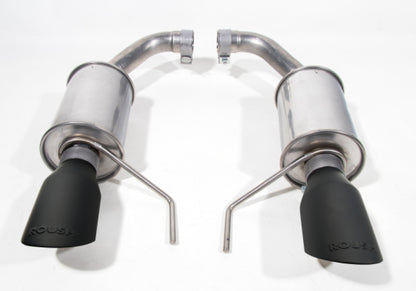Roush 15-26 Mustang V6 / EcoBoost Black Tip Axle Back Exhaust