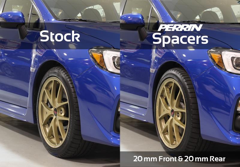 PERRIN 15-26 Subaru WRX / 05-21 STI 20mm Wheel Spacers 5x114.3 56mm CB - Pair