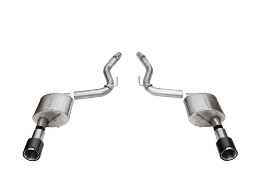 Corsa 2024 Ford Mustang GT Coupe 3in Sport Axle-Back Exhaust - 4.5in Carbon Fiber Tips