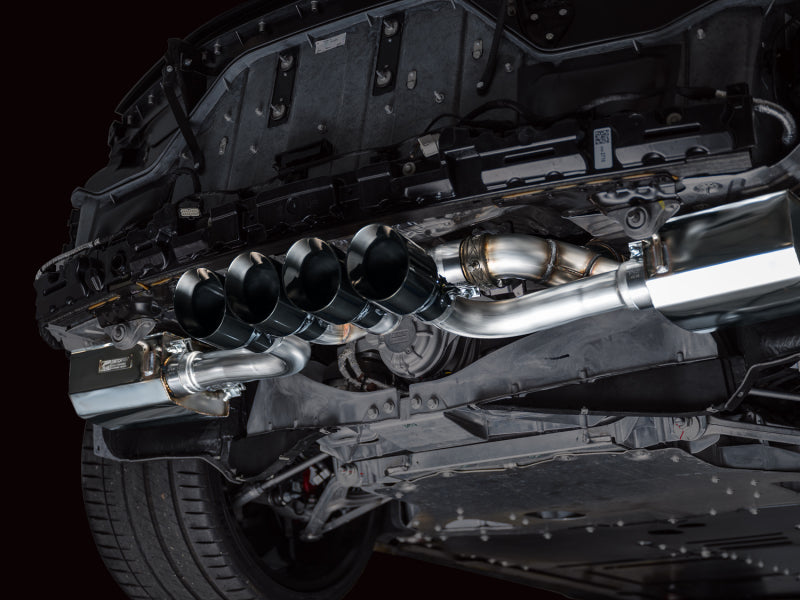 AWE Tuning 2023 C8 Corvette Z06 SwitchPath Cat-Back Exhaust - Diamond Black Tips