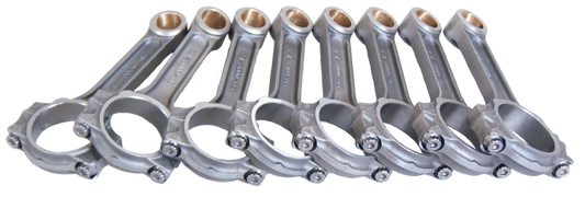 Eagle Chevrolet Small Block 6.000in 4340 I-Beam Connecting Rods w/ ARP 8740 (Set of 8)