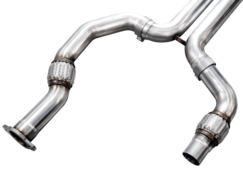 AWE Tuning 2021+ Cadillac CT4-V Blackwing SwitchPath Exhaust - Diamond Black Tips