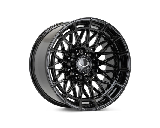 Vossen HFX-3 22x12 - 8x180 - ET44 - Ultra Deep Face - 124.3 - Gloss Black Wheel