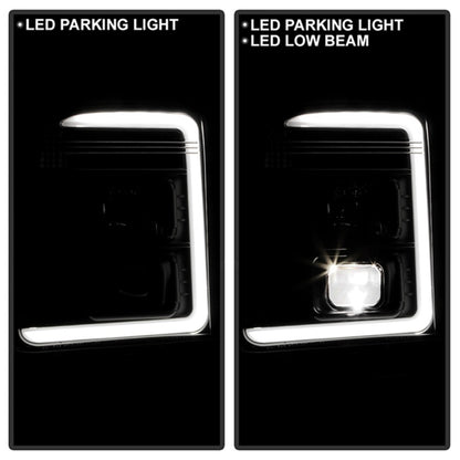 Spyder 07-14 GMC Yukon High-Power LED Headlights - Black (PRO-YD-GY07V2PL-BK)