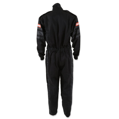 RaceQuip Black SFI-1 1-L Suit - Medium Tall
