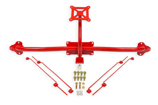 BMR 14-19 Chevrolet Corvette C7 Bolt-On Parachute Mount - Red